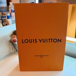 Louis Vuitton Vibrant Orange Shopping Bag
